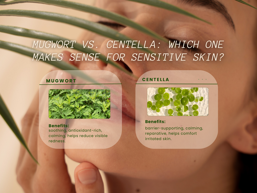 Mugwort vs. Centella: Which One Makes Sense for Sensitive Skin?