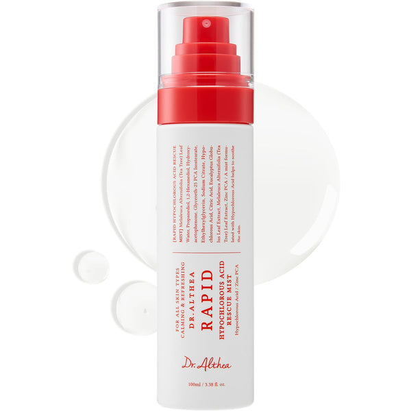 Dr.Althea Rapid Hypochlorous Acid Rescue Mist (100 ml / 3.38 fl oz)