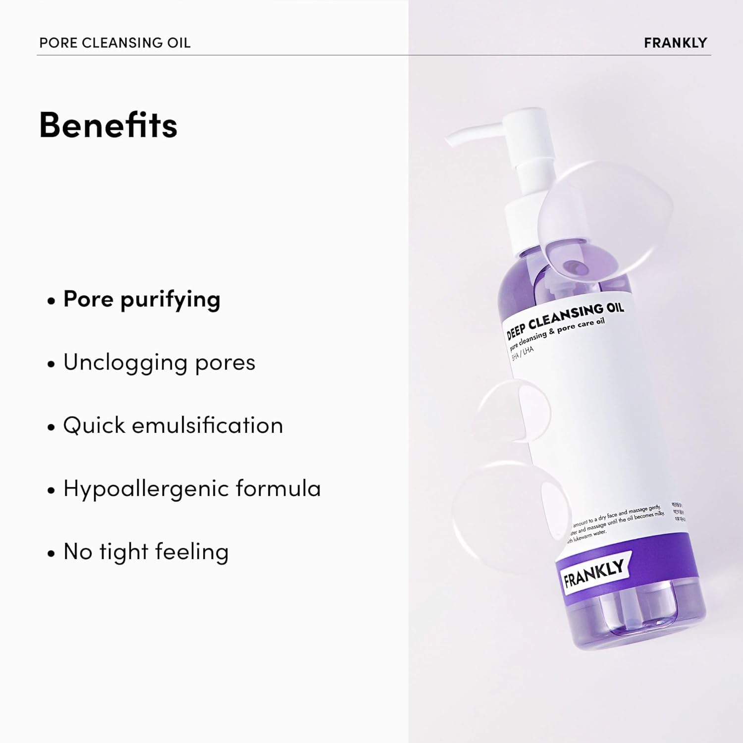 FRANKLY Deep Cleansing Oil 6.8 fl oz
