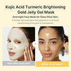 Medicube Kojic Acid Turmeric Gold Jelly Gel Mask (28 g / 1 Sheet)