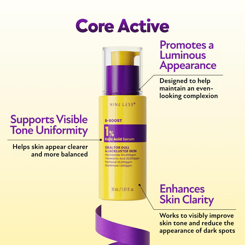 NINELESS B-Boost 1% Kojic Acid Serum 30ml