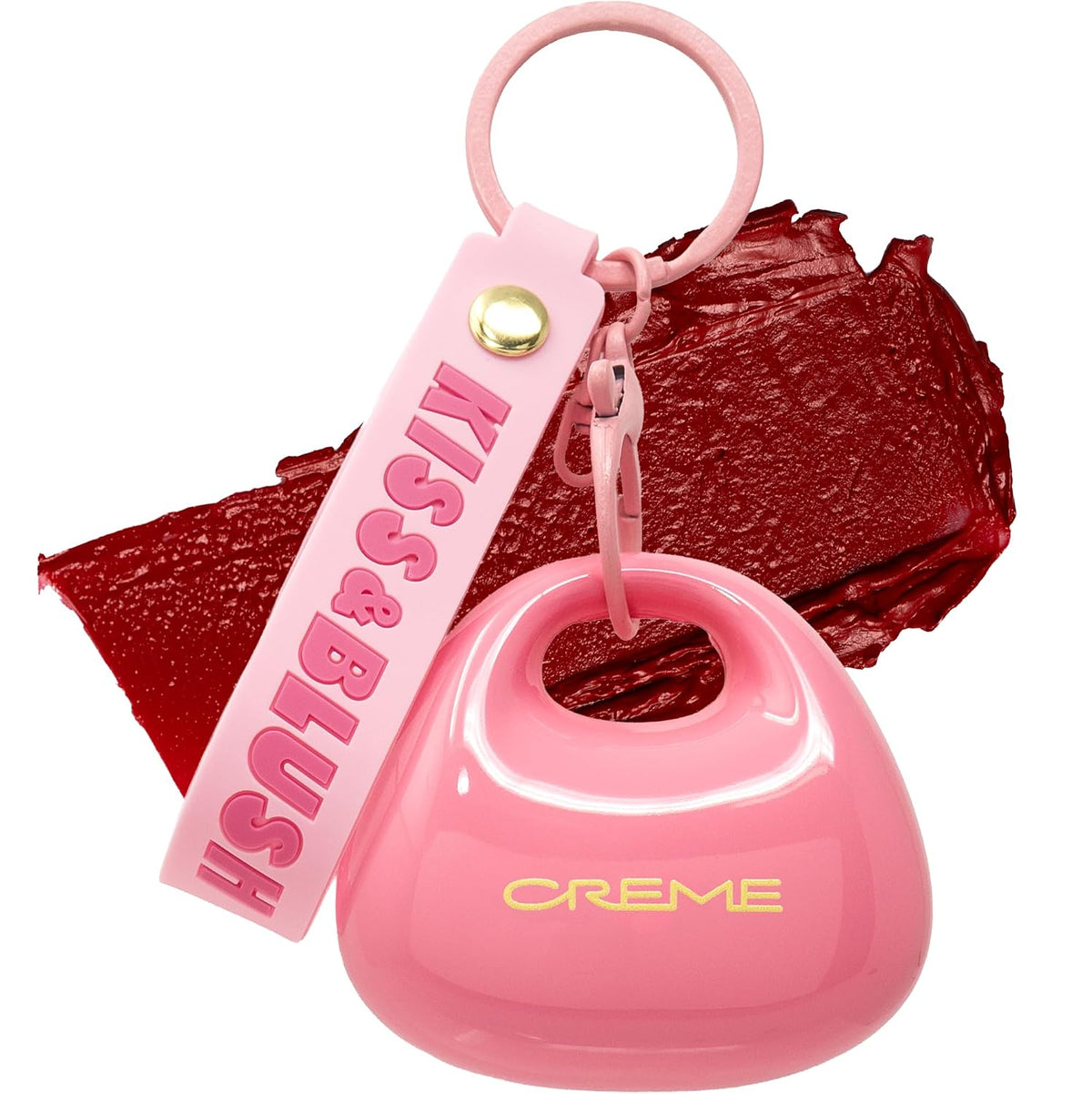 The Crème Shop Kiss & Blush Charm Lip Balm & Blush- Cherry Squeeze