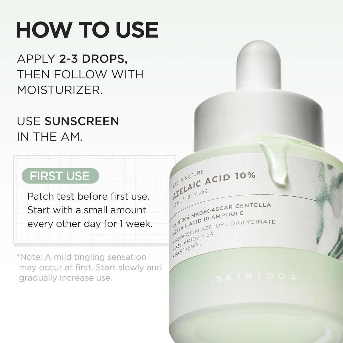 SKIN1004 Madagascar Centella Azelaic Acid 10 Ampoule (30ml)