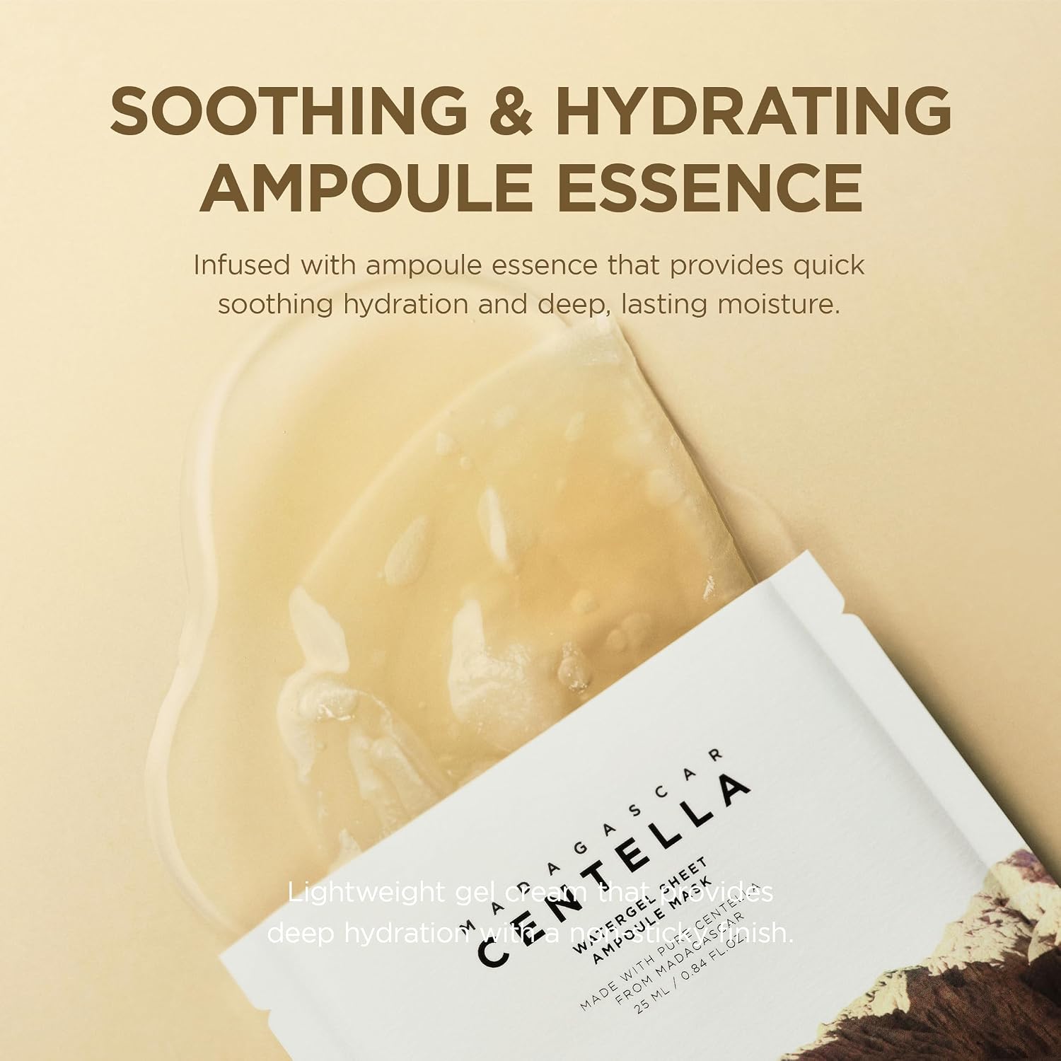 SKIN1004 Madagascar Centella Watergel Sheet Ampoule Mask (25 ml / 1 Sheet)