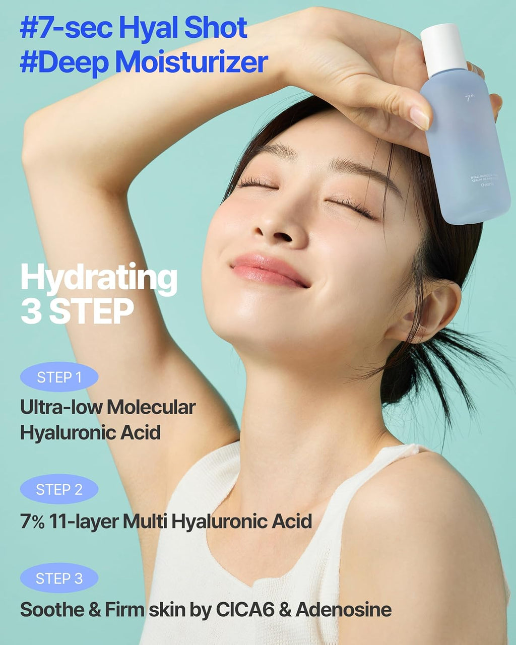 O'Earth Triple Layer Hyaluroncica 7 Second Serum in Ampoule (105ml)