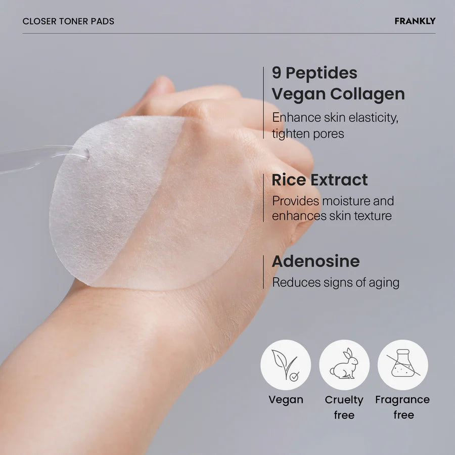 FRANKLY Closer Tightening Toner Pads
