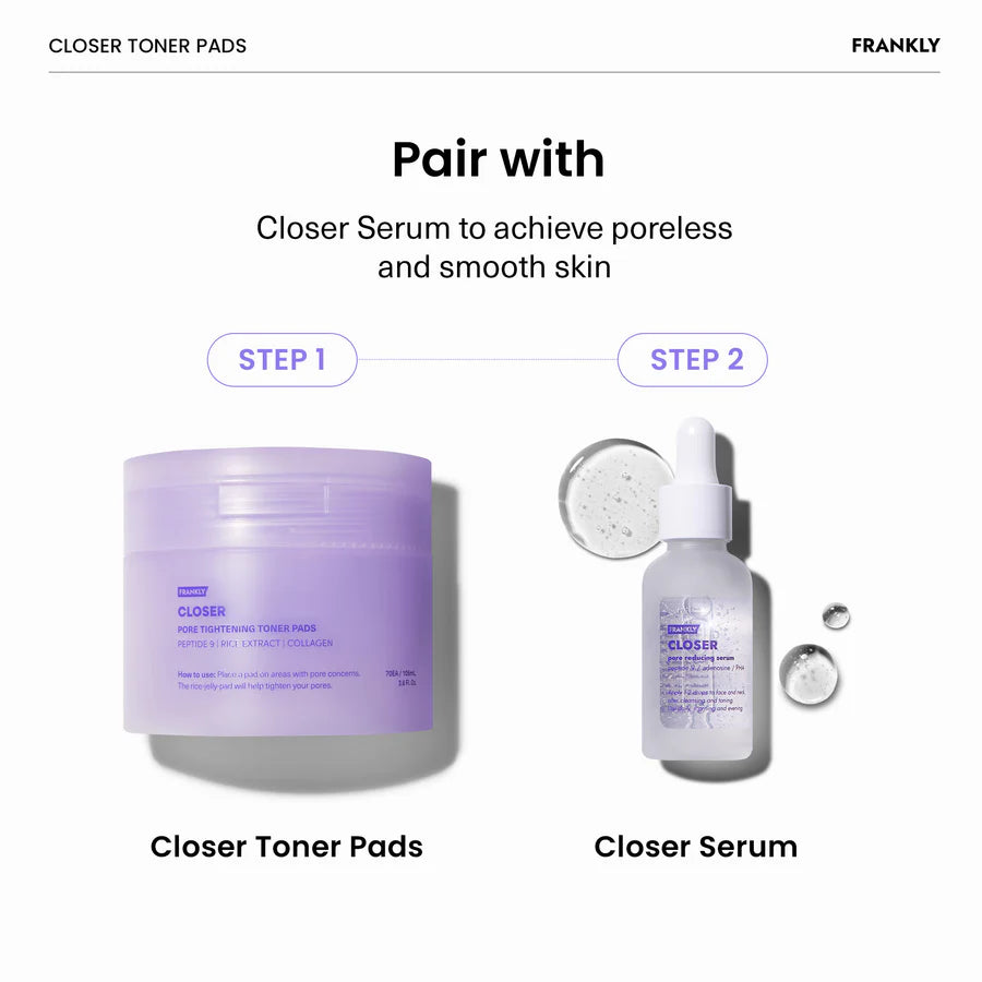FRANKLY Closer Tightening Toner Pads