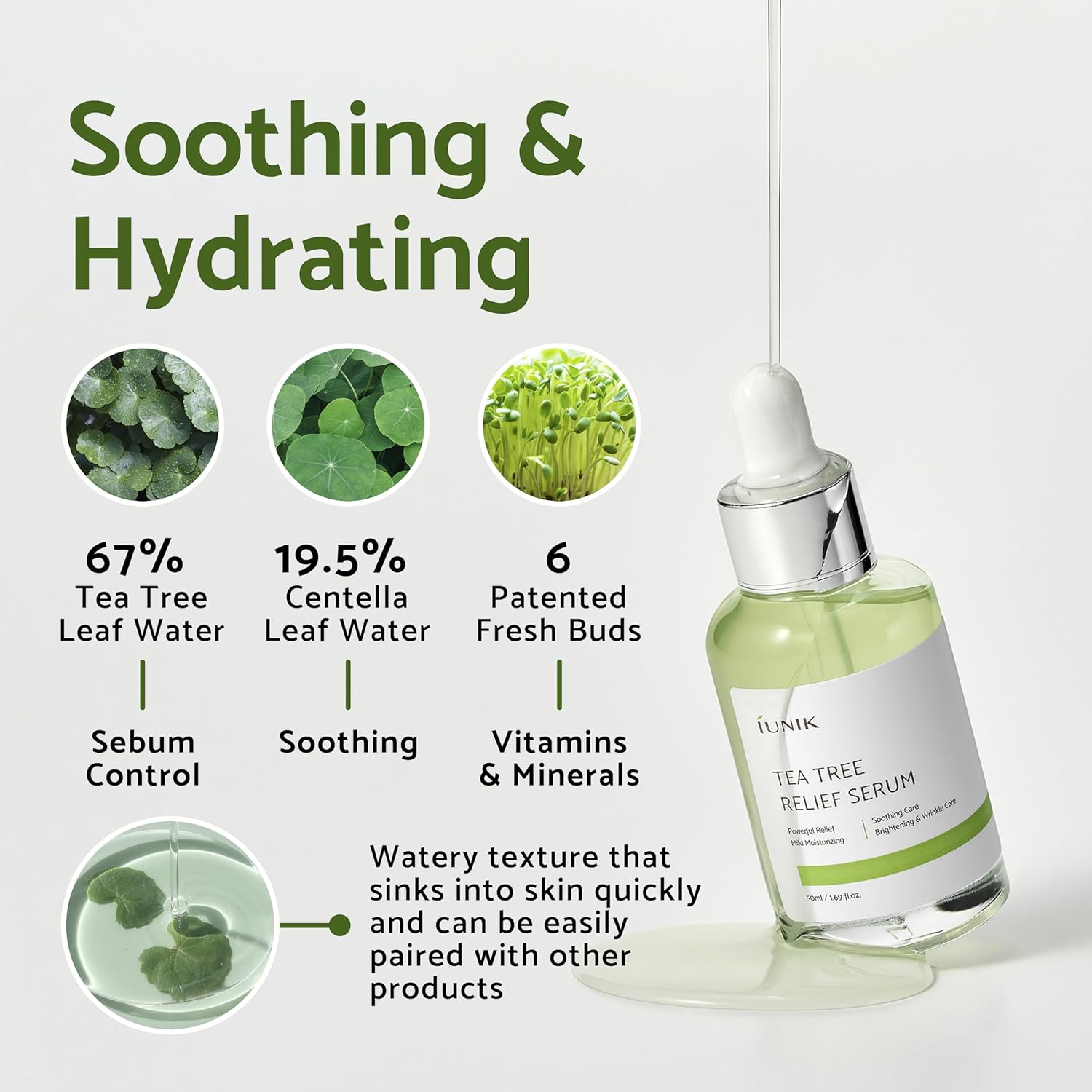 iUNIK Tea Tree Relief Serum 50ml