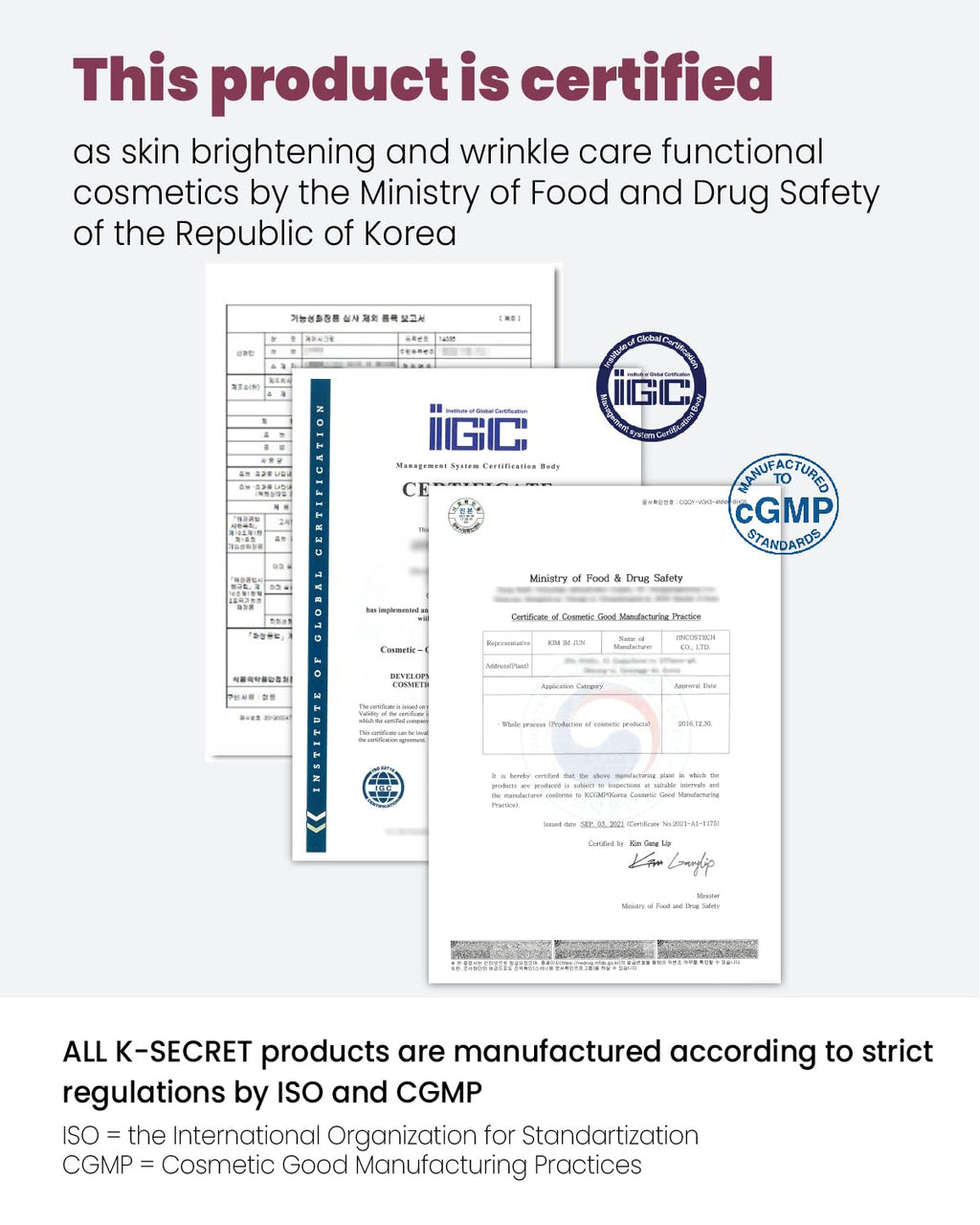K-SECRET Retinol Eye Gels