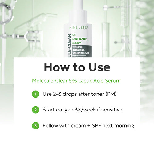 NINELESS 5% Lactic Acid Serum