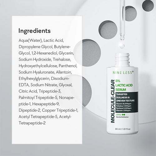 NINELESS 5% Lactic Acid Serum