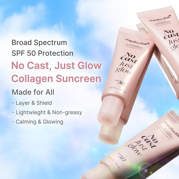 Medicube No Cast Just Glow Collagen Sunscreen SPF 50 (50ml)
