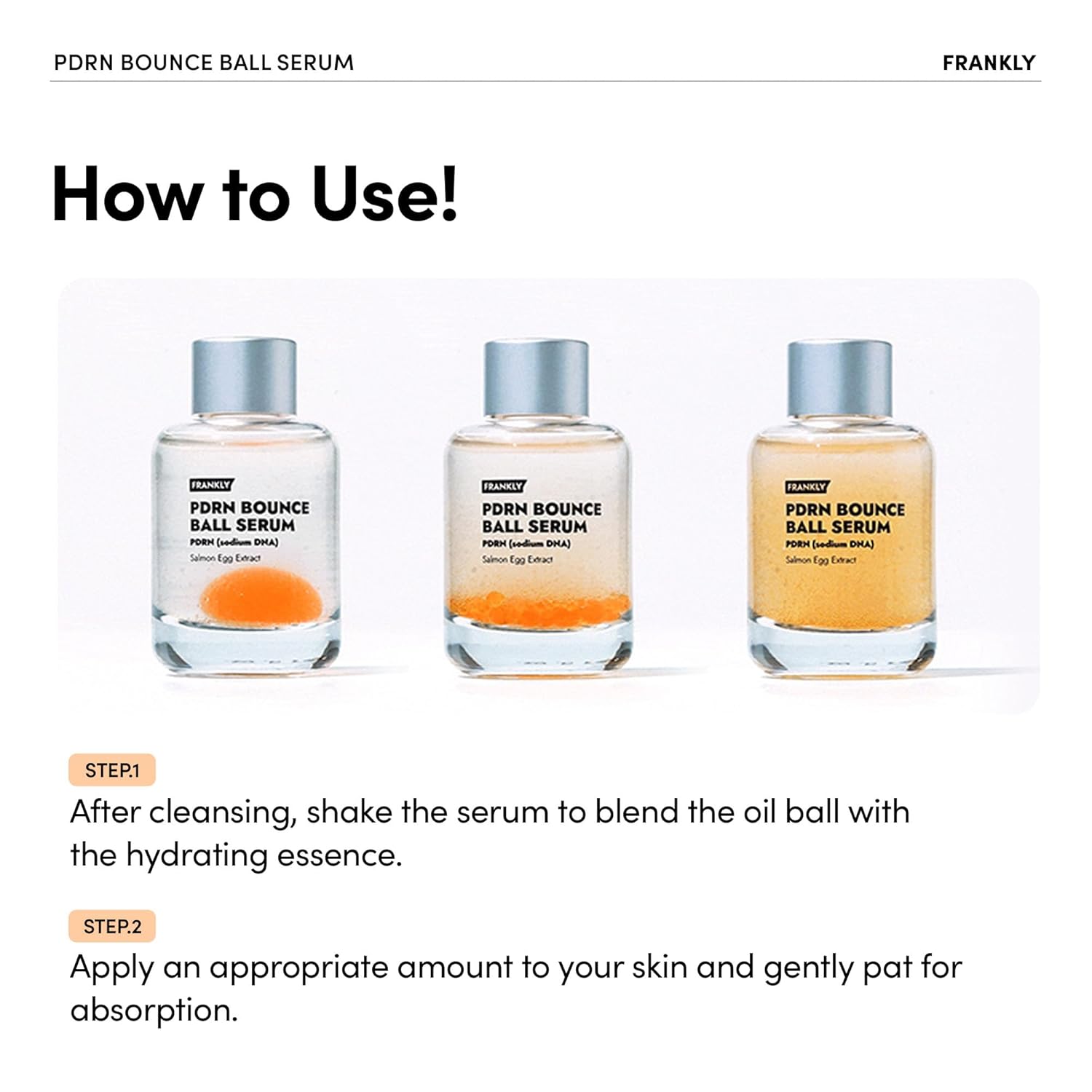 FRANKLY PDRN Bounce Ball Serum