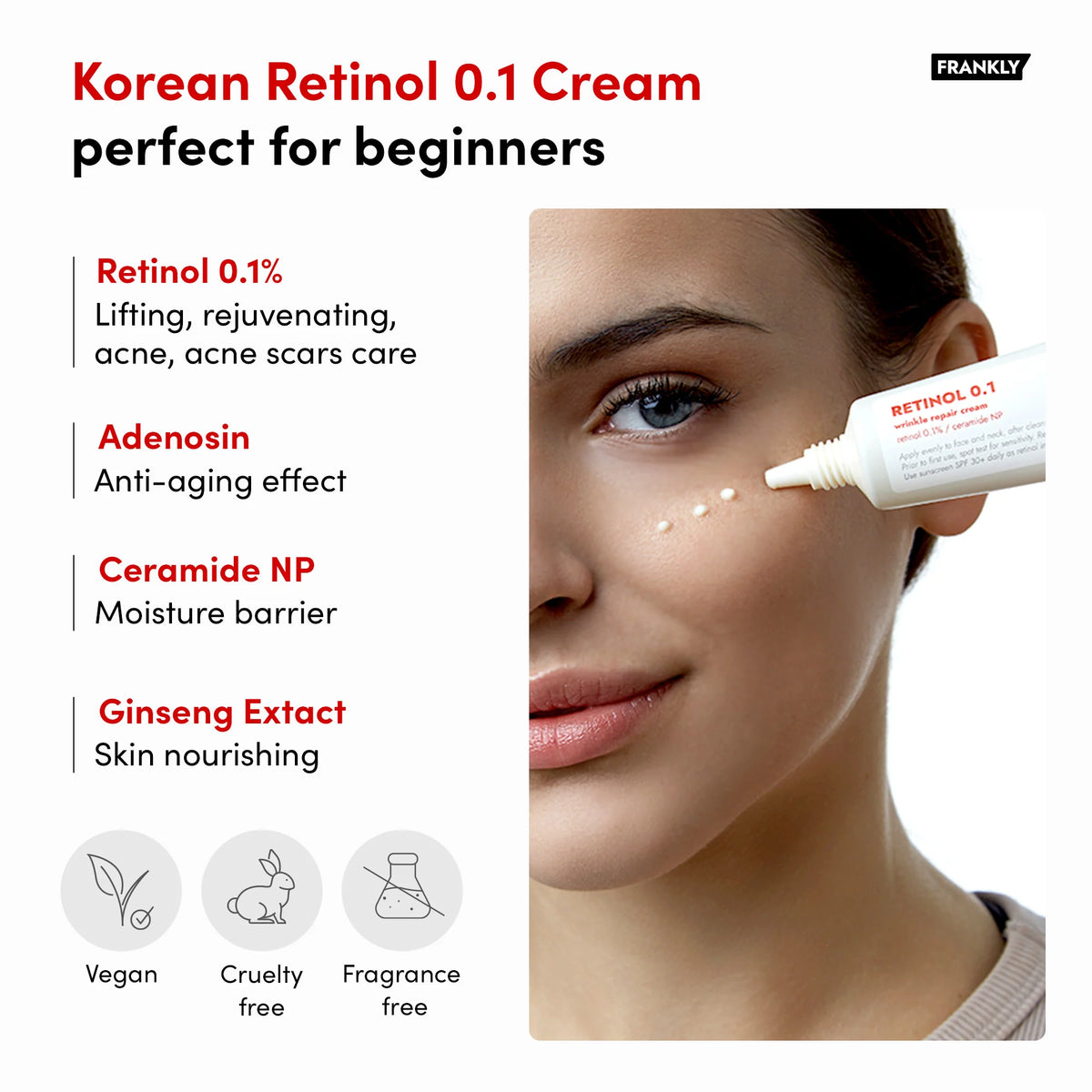 FRANKLY Retinol 0.1% Cream 30 mL